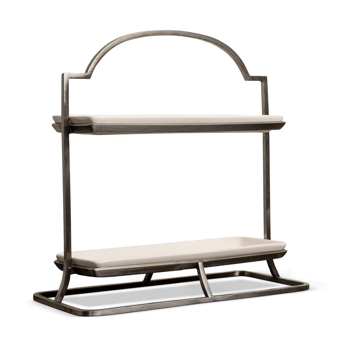 Arnaut Ceramic Tray Two Tier Stand-IAAH