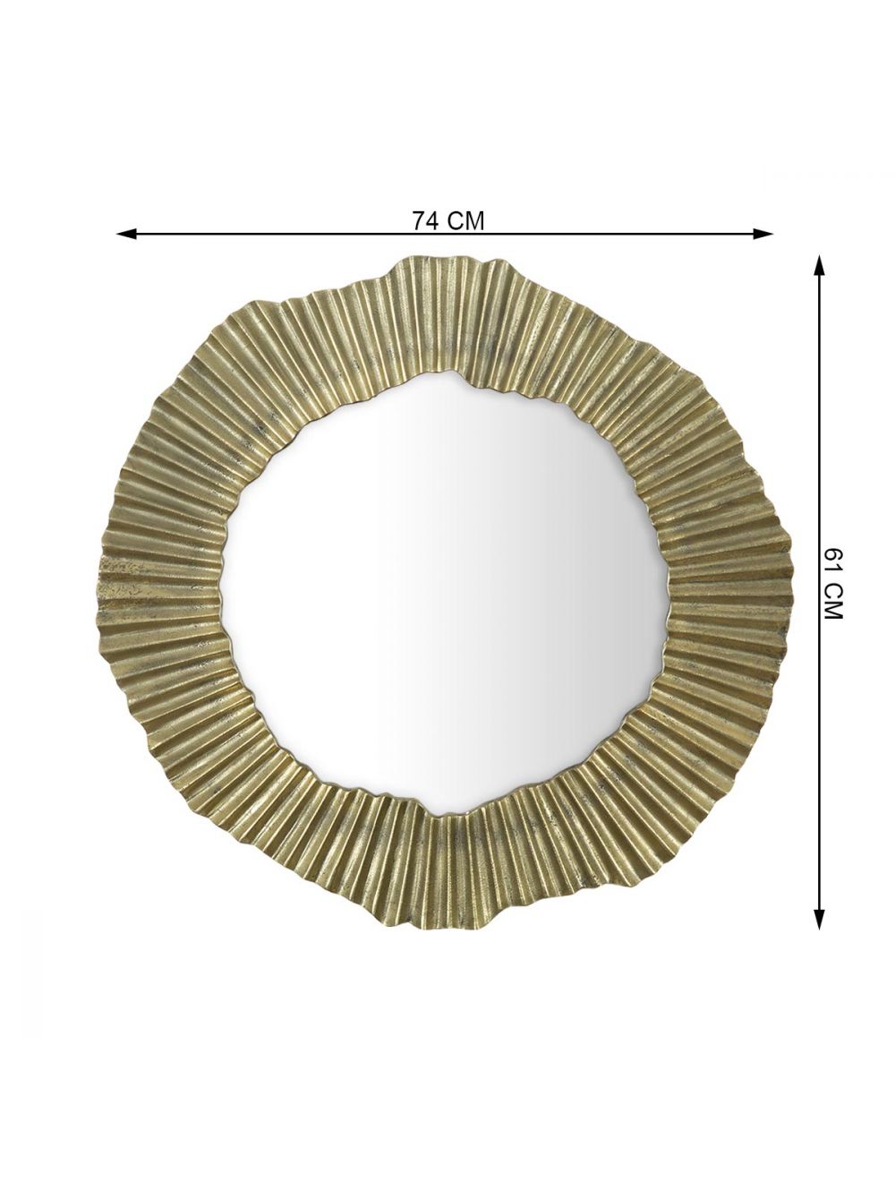 Aluminium Gold Mirror-IAAH