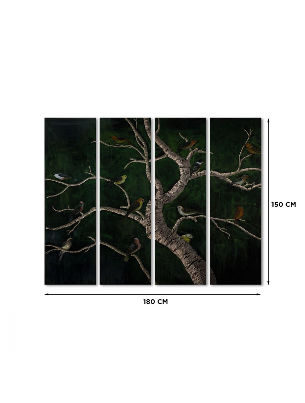 The Symphony Hand Painted Wall Panels