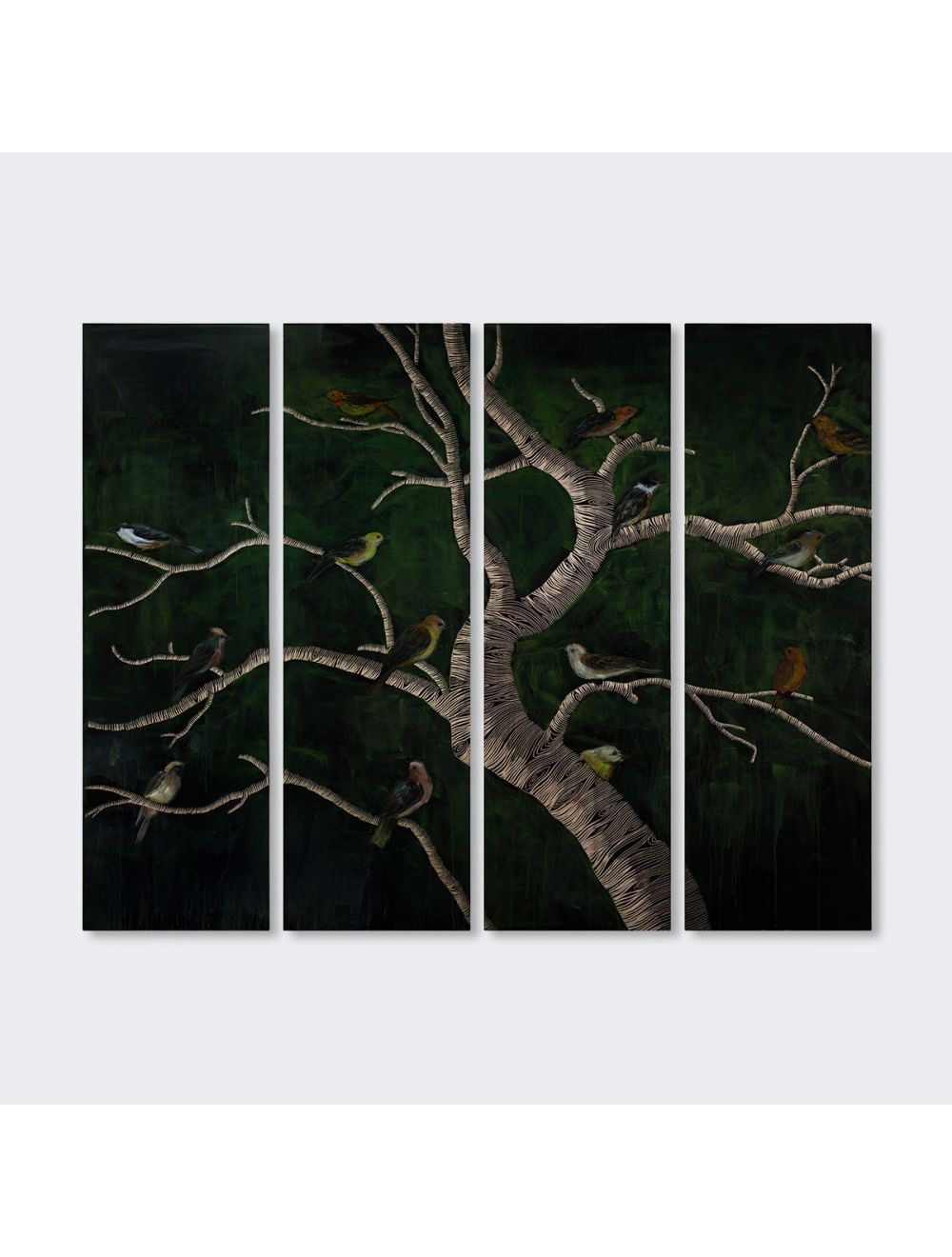 The Symphony Hand Painted Wall Panels