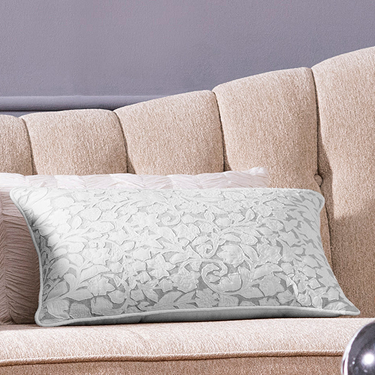 Flora Applique Cushion-IAAH