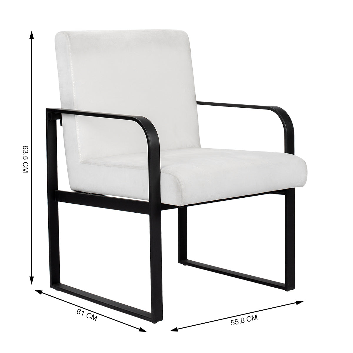 Rowen Metal Occasional Chair -  - IAAH