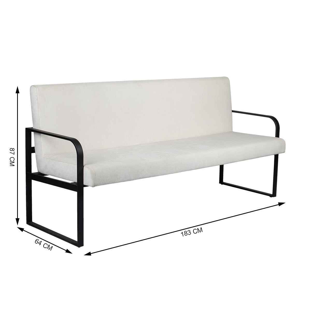 Rowen Metal Sofa -  - IAAH