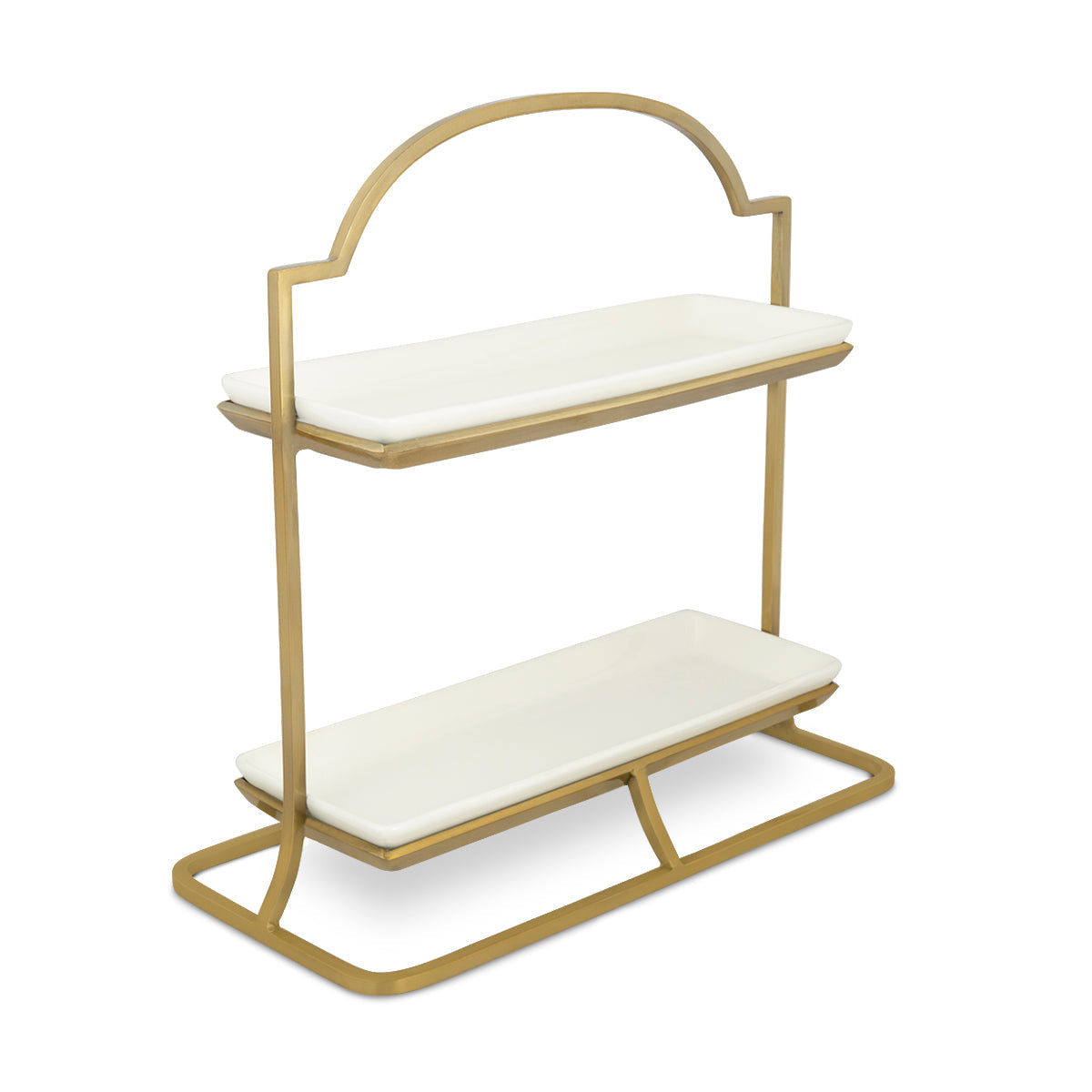 Arnaut Ceramic Tray Two Tier Stand-IAAH