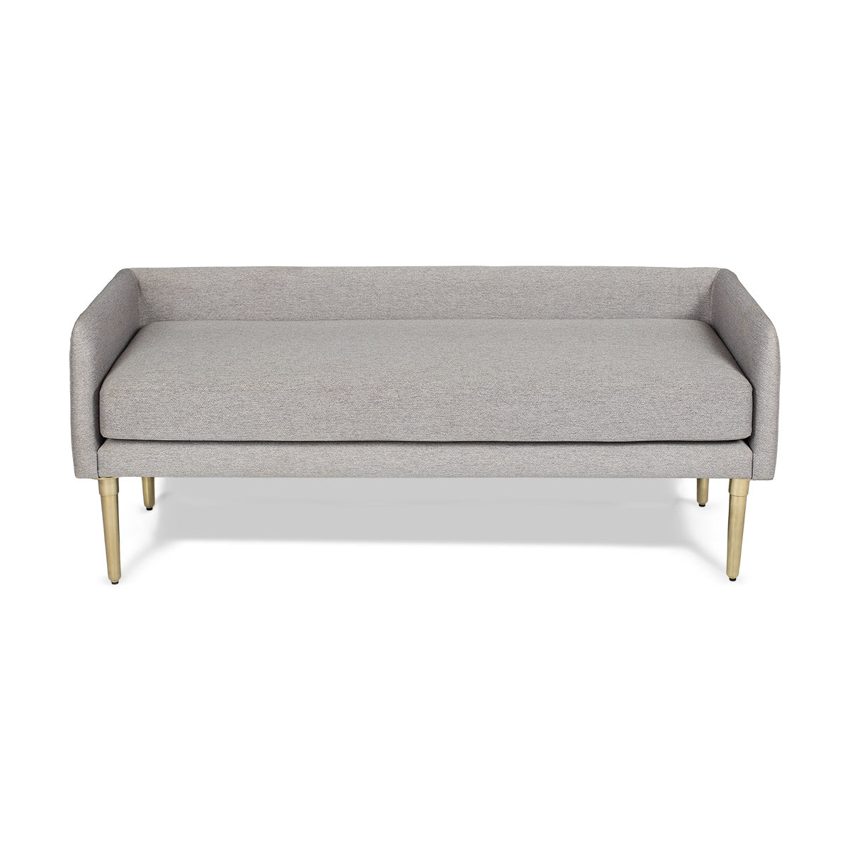 Lisbon Lowback Bench -  Grey - IAAH