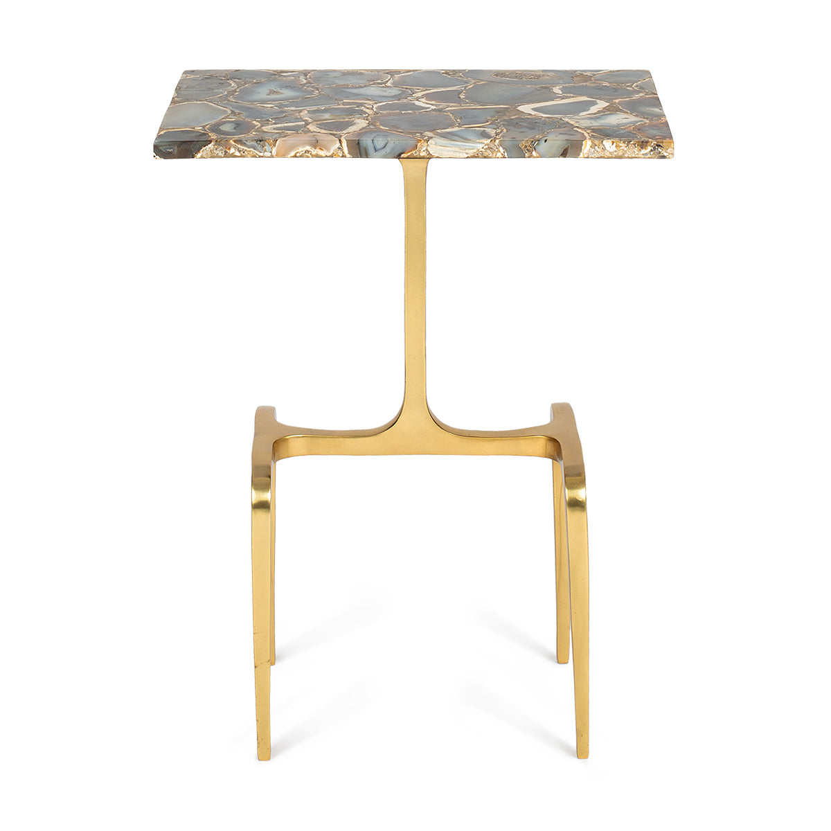 Carlo Accent Table With Rectangular Top -  Grey - IAAH