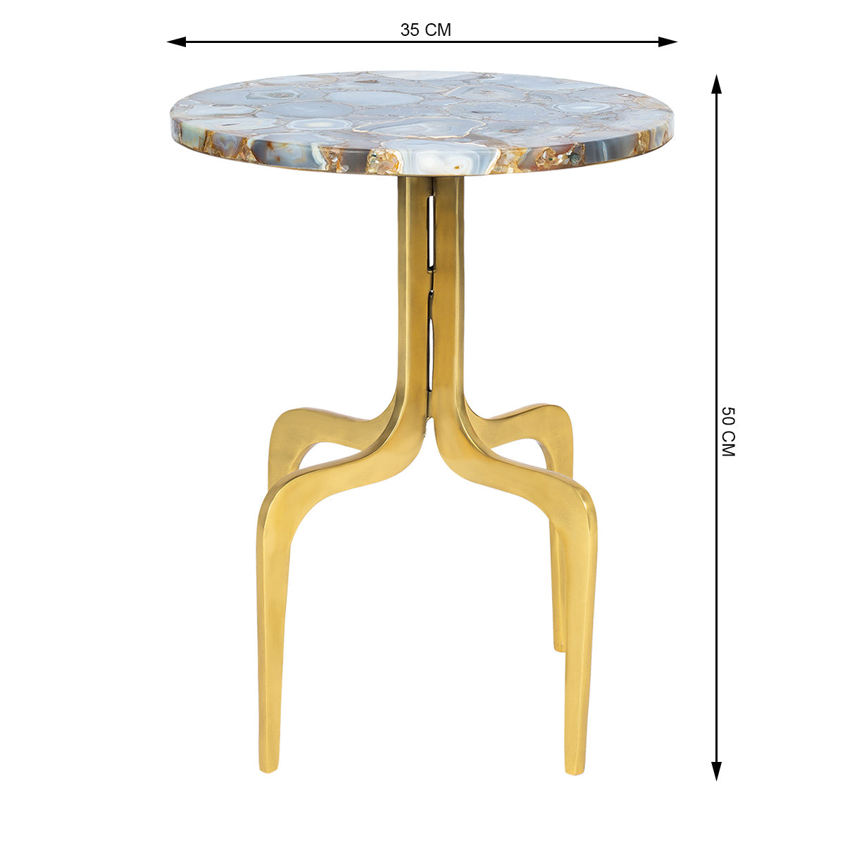 Carlo Accent Table With Round Top -  - IAAH