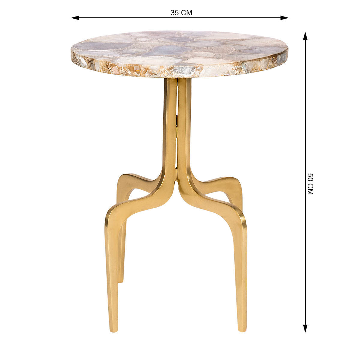 Carlo Accent Table With Round Top -  - IAAH