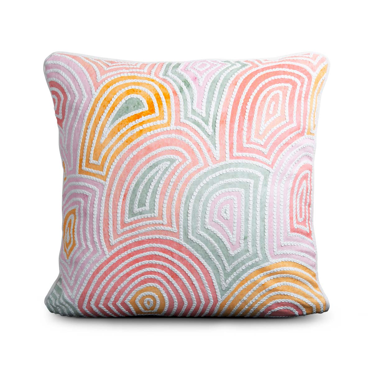 Pastel Scallop Cushion -  - IAAH