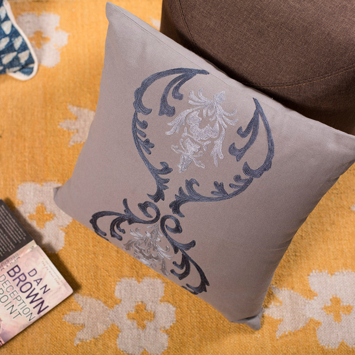 Florisant Cotton Cushion -  - IAAH