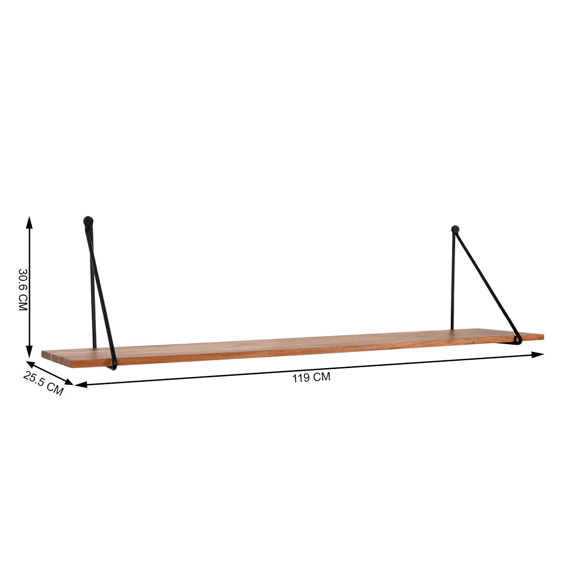 Ezra Wooden Shelve -  Default Title - IAAH