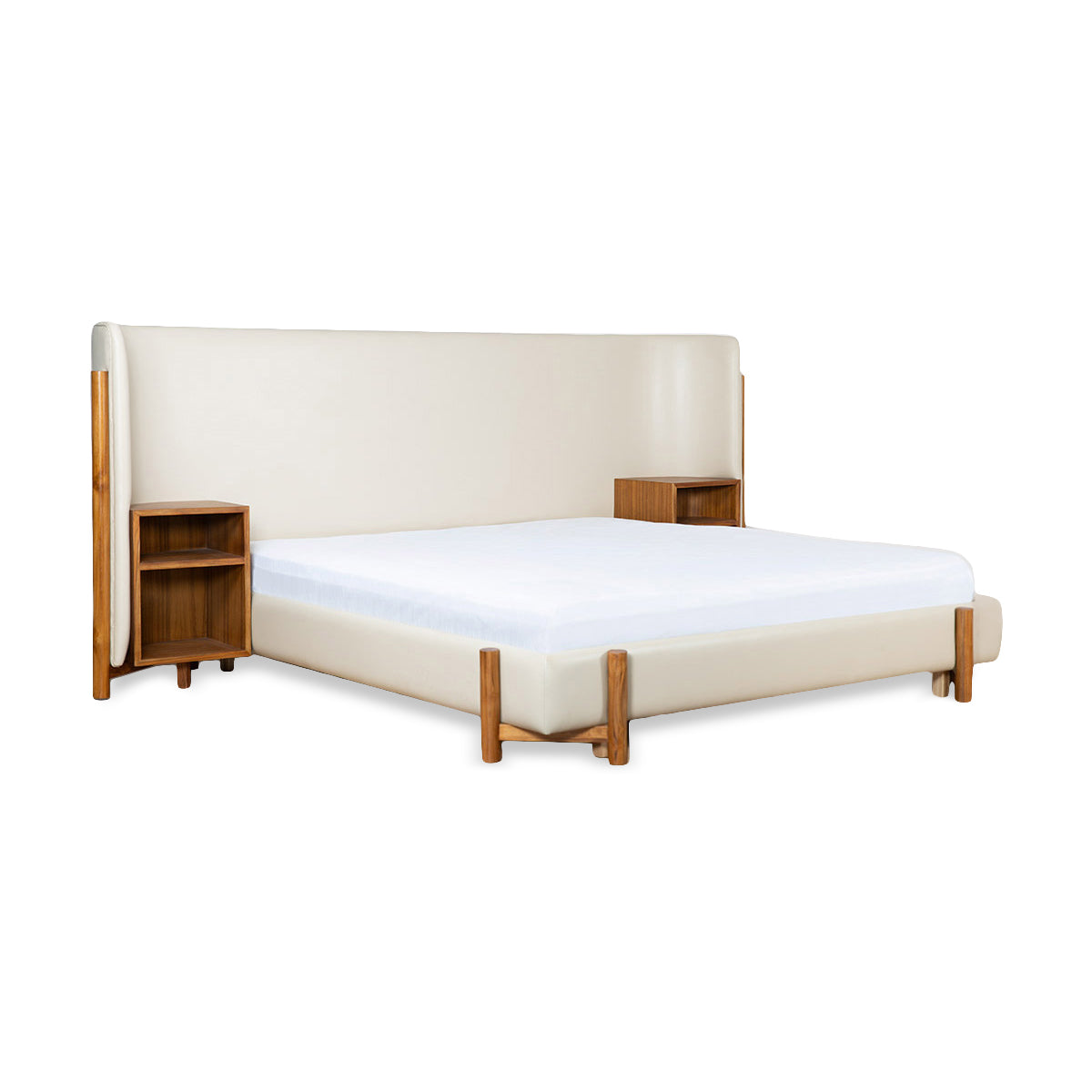 Scott King Size Upholestered Bed -  - IAAH