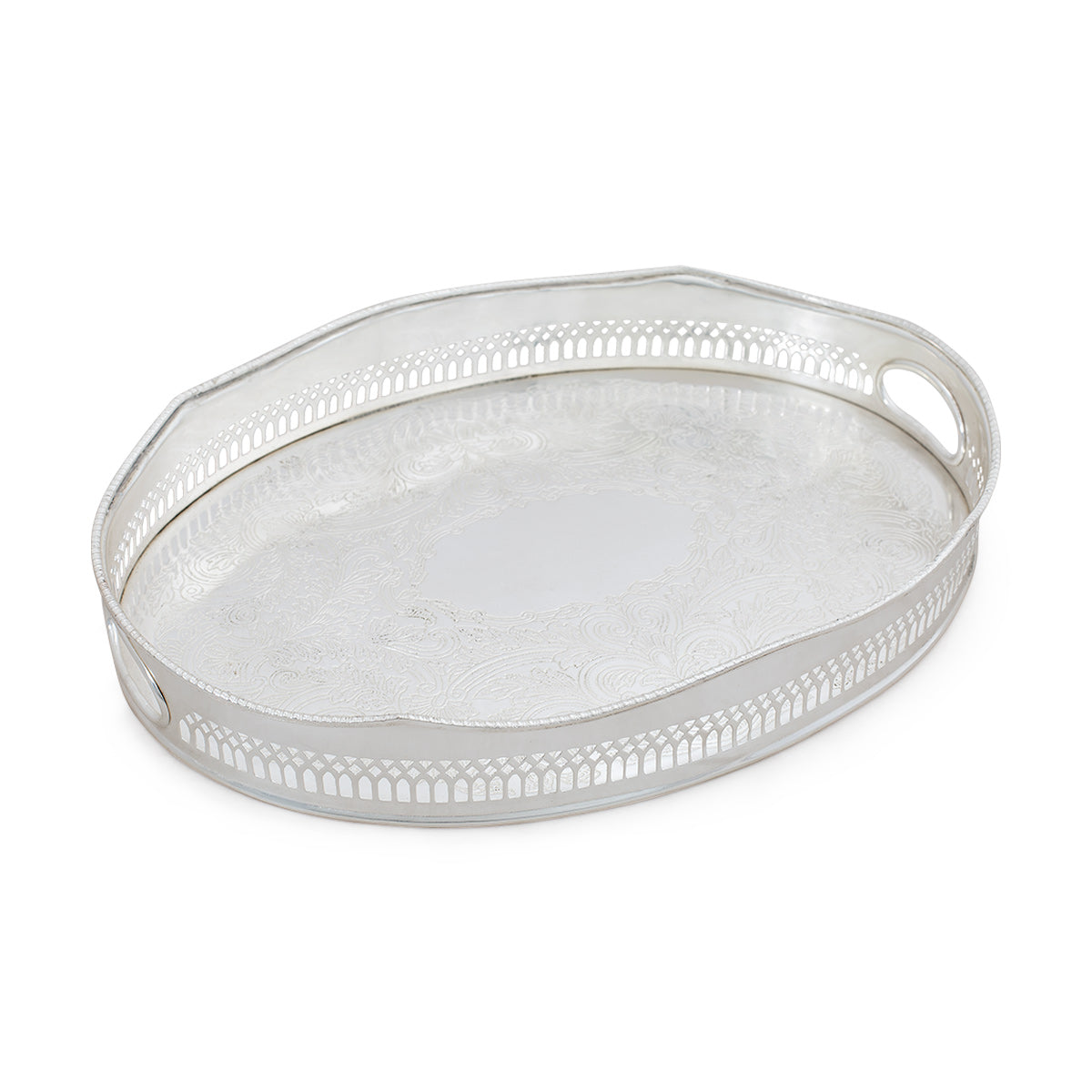 Silver Gallery Tray -  - IAAH
