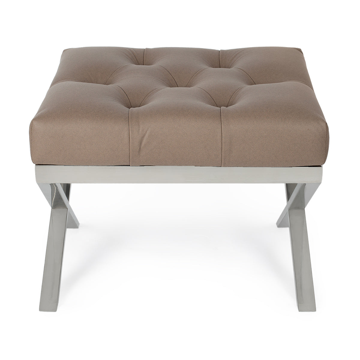 Norman Ottoman -  Brown - IAAH