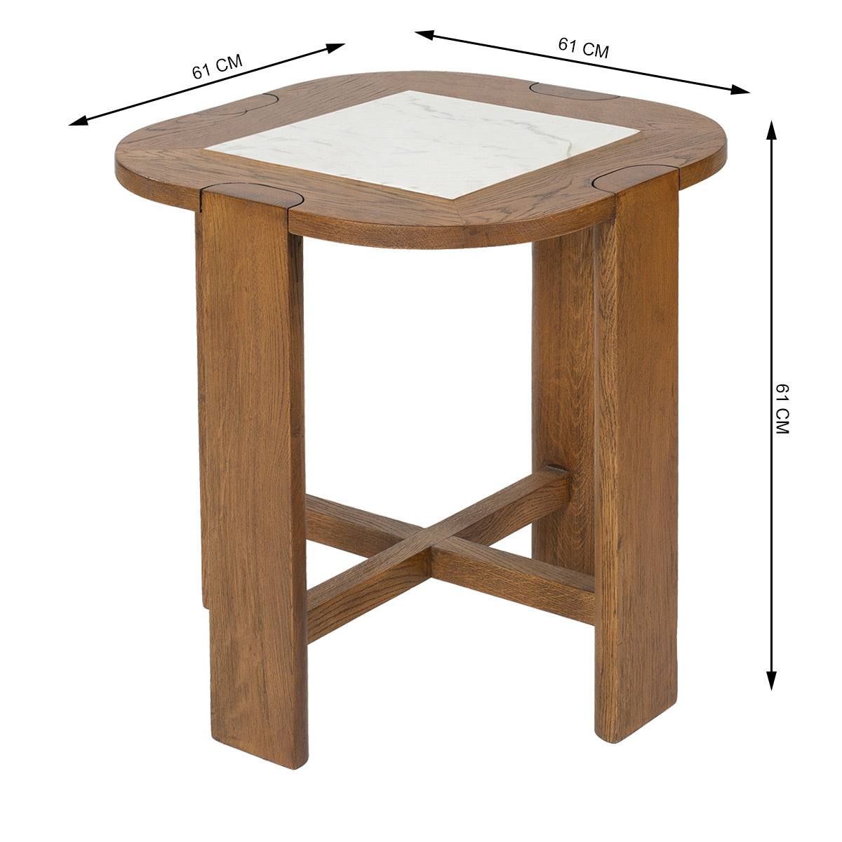 Elliptical Side Table -  - IAAH