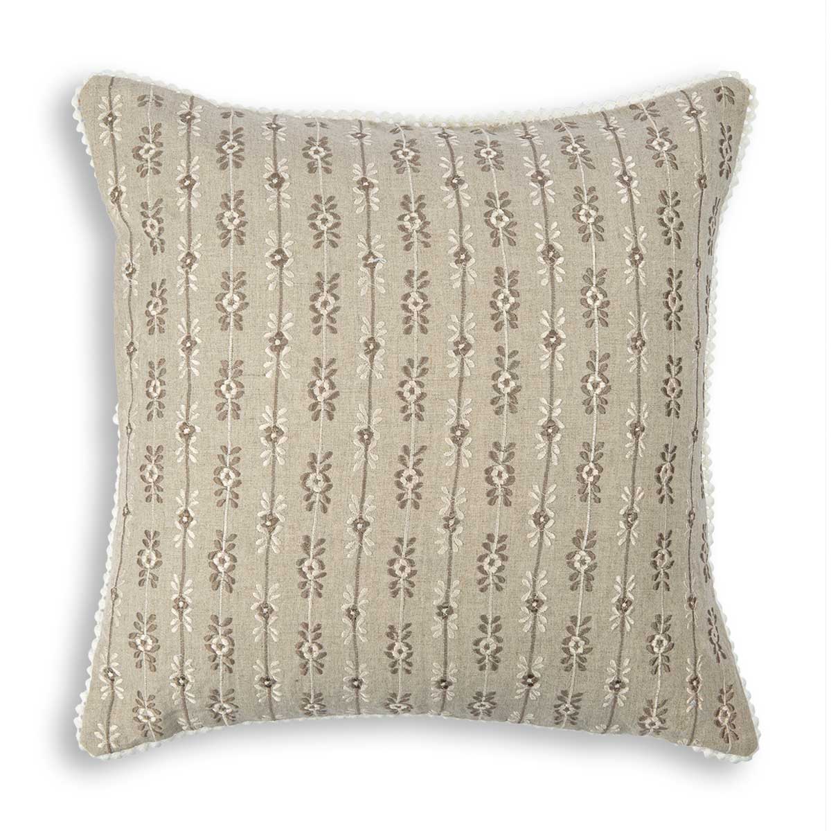 Ivory Handwoven Cushion-IAAH