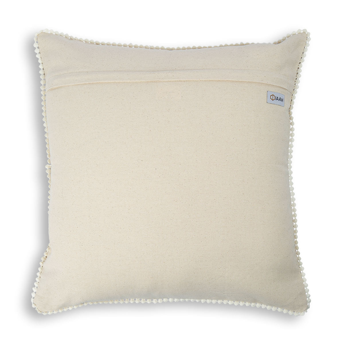 Ivory Handwoven Cushion-IAAH