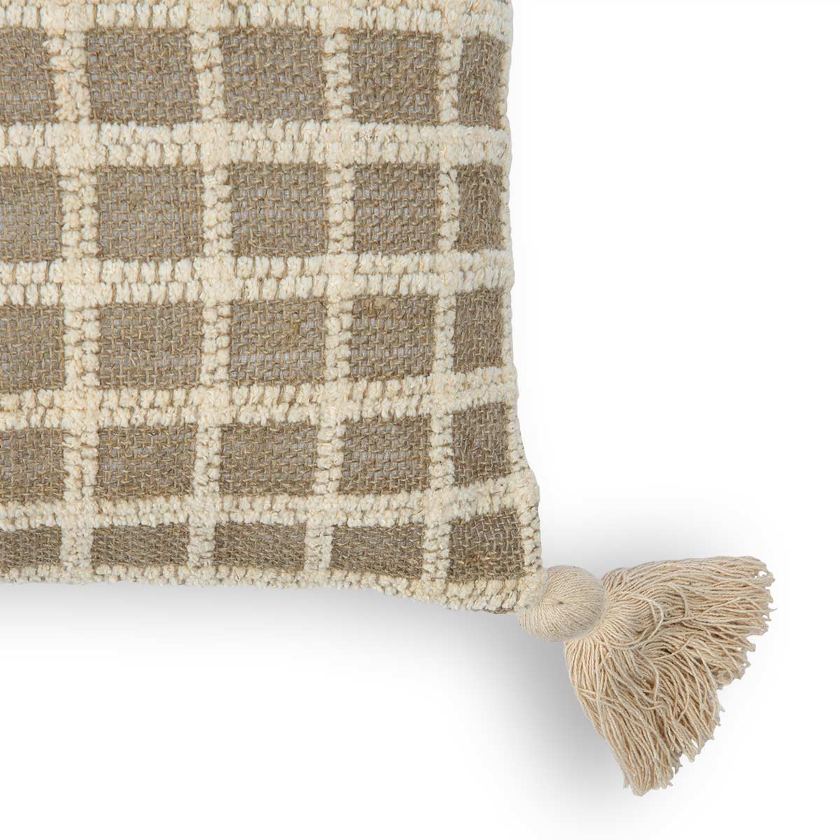 Solid Checkered Cushion