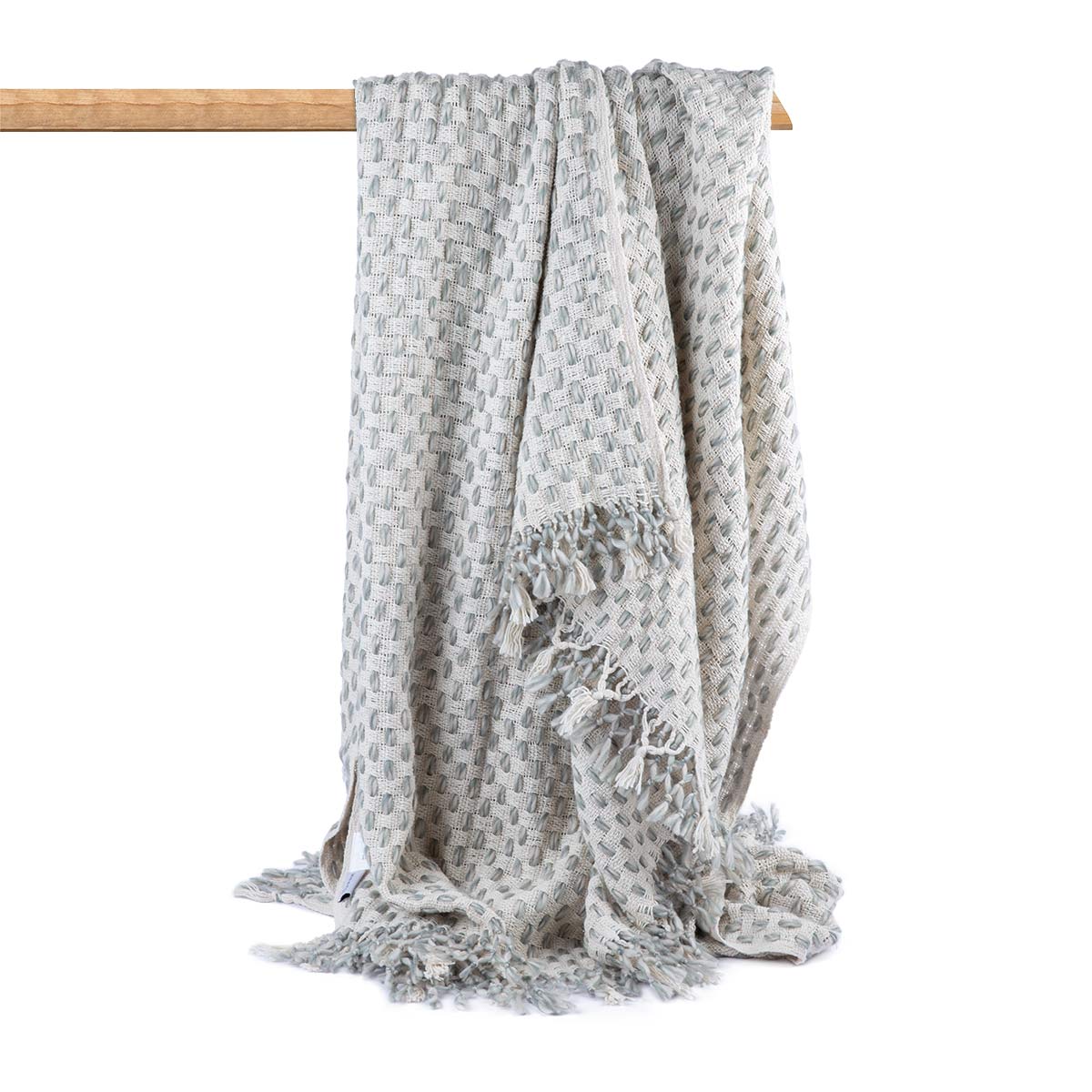 Tassled Stripe Throw