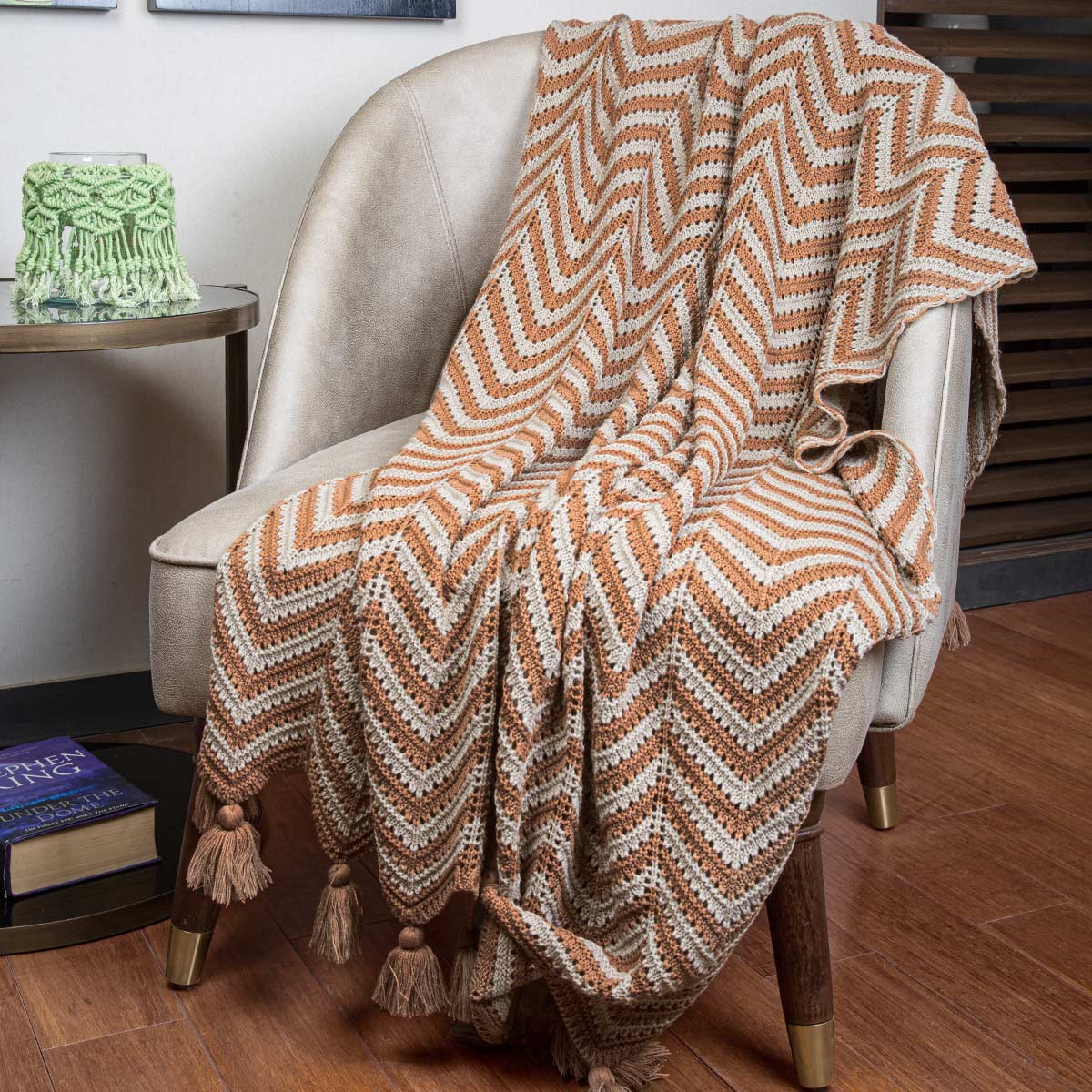 Crochet Knit Throw-IAAH