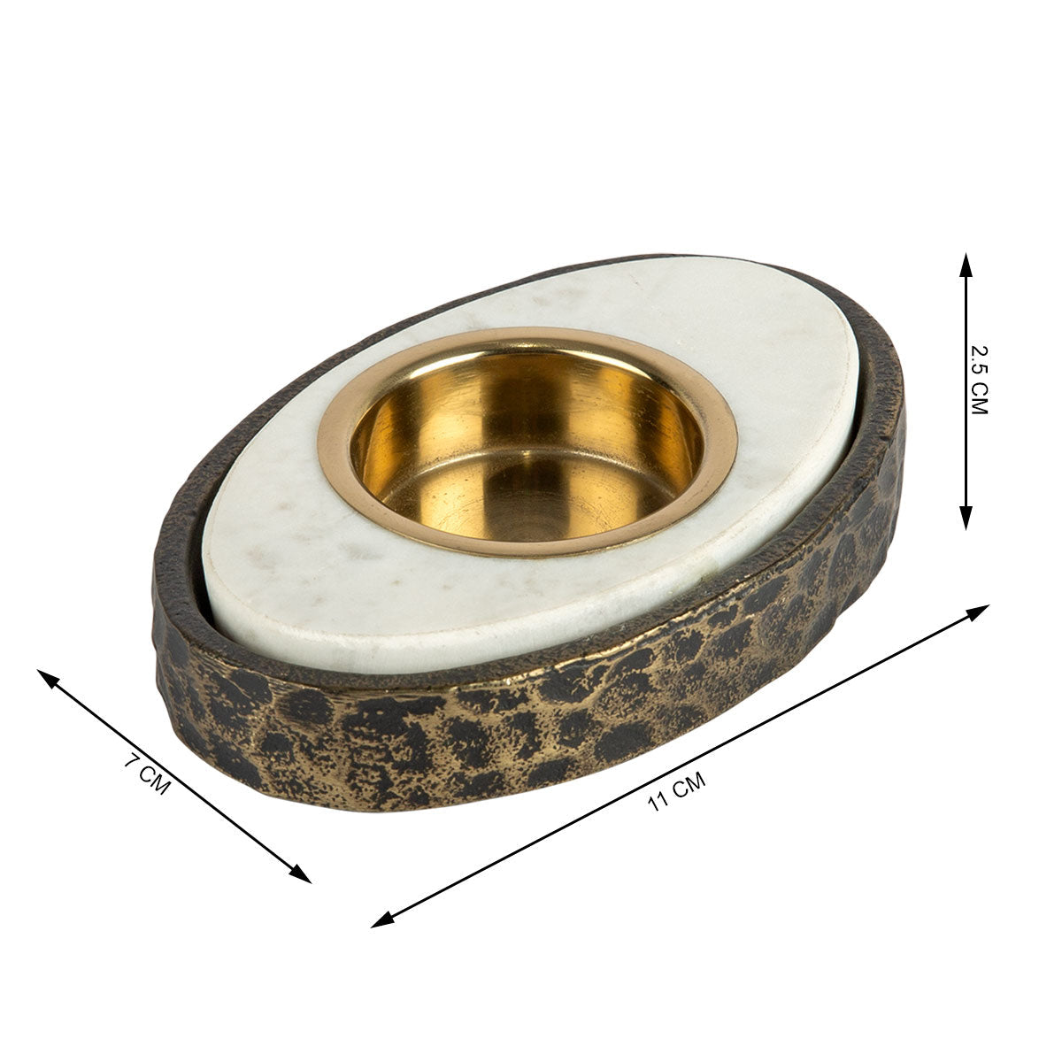 Metalen T-light Holder