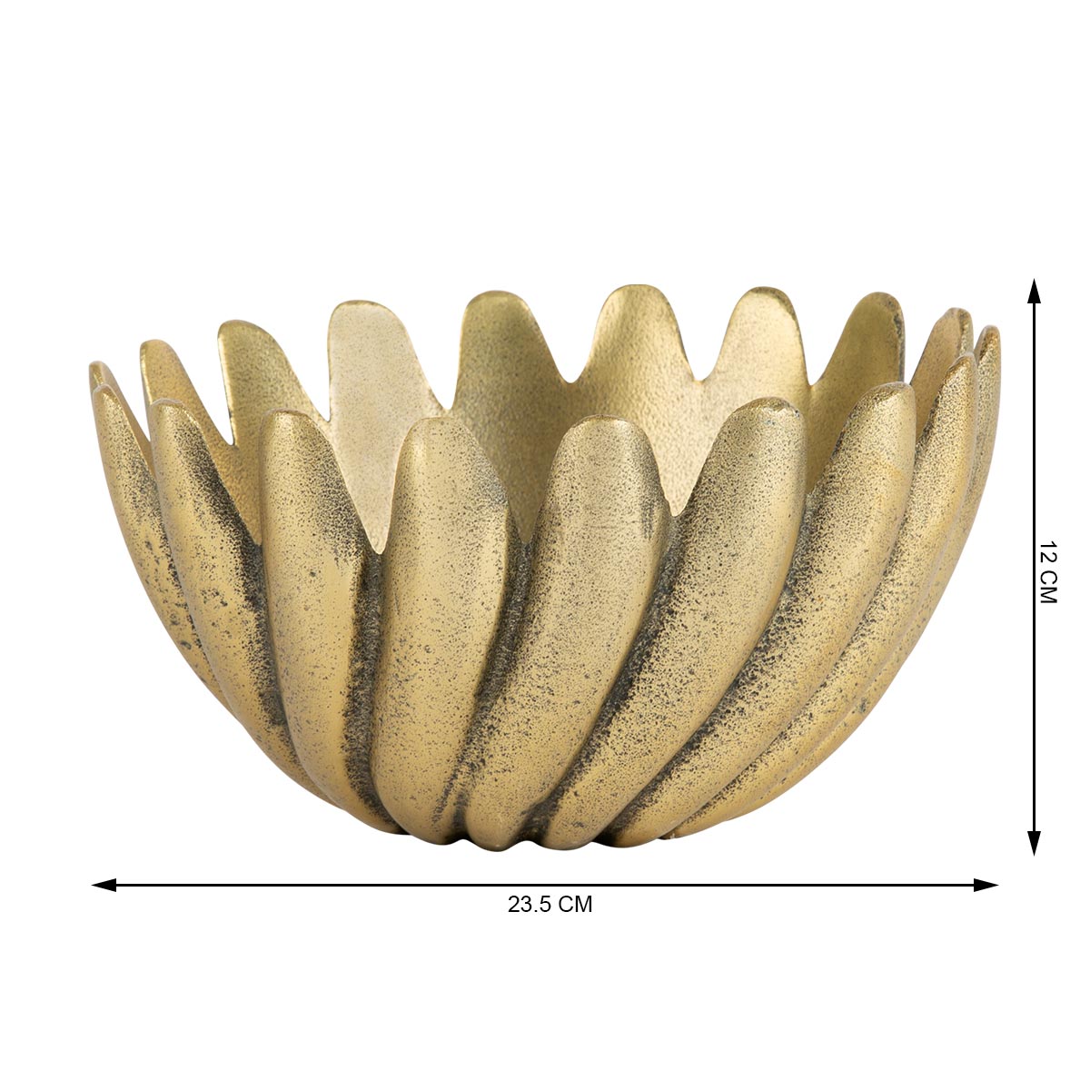 Gilded Leaf Bowl-IAAH
