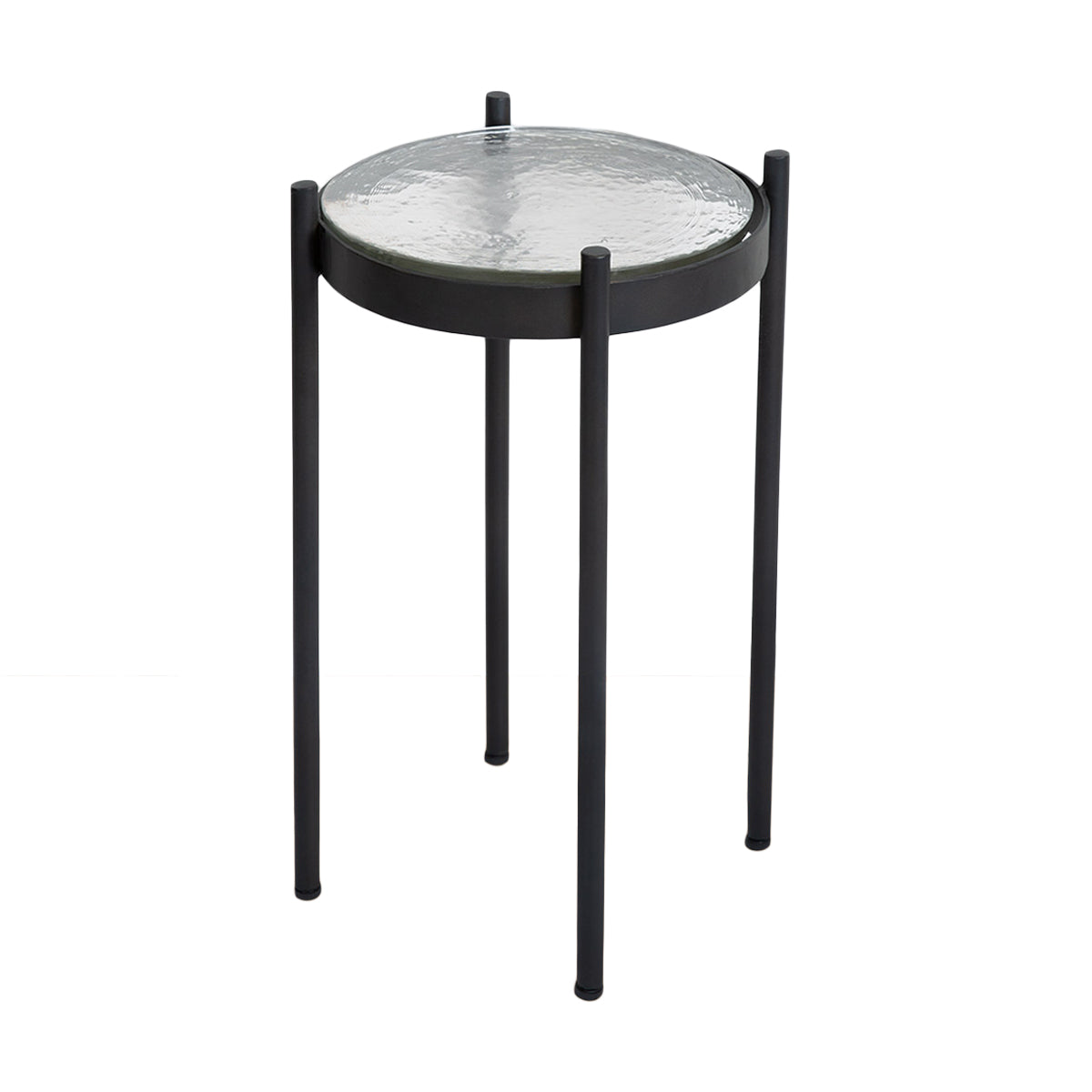 Glass Brick Side Table -  - IAAH