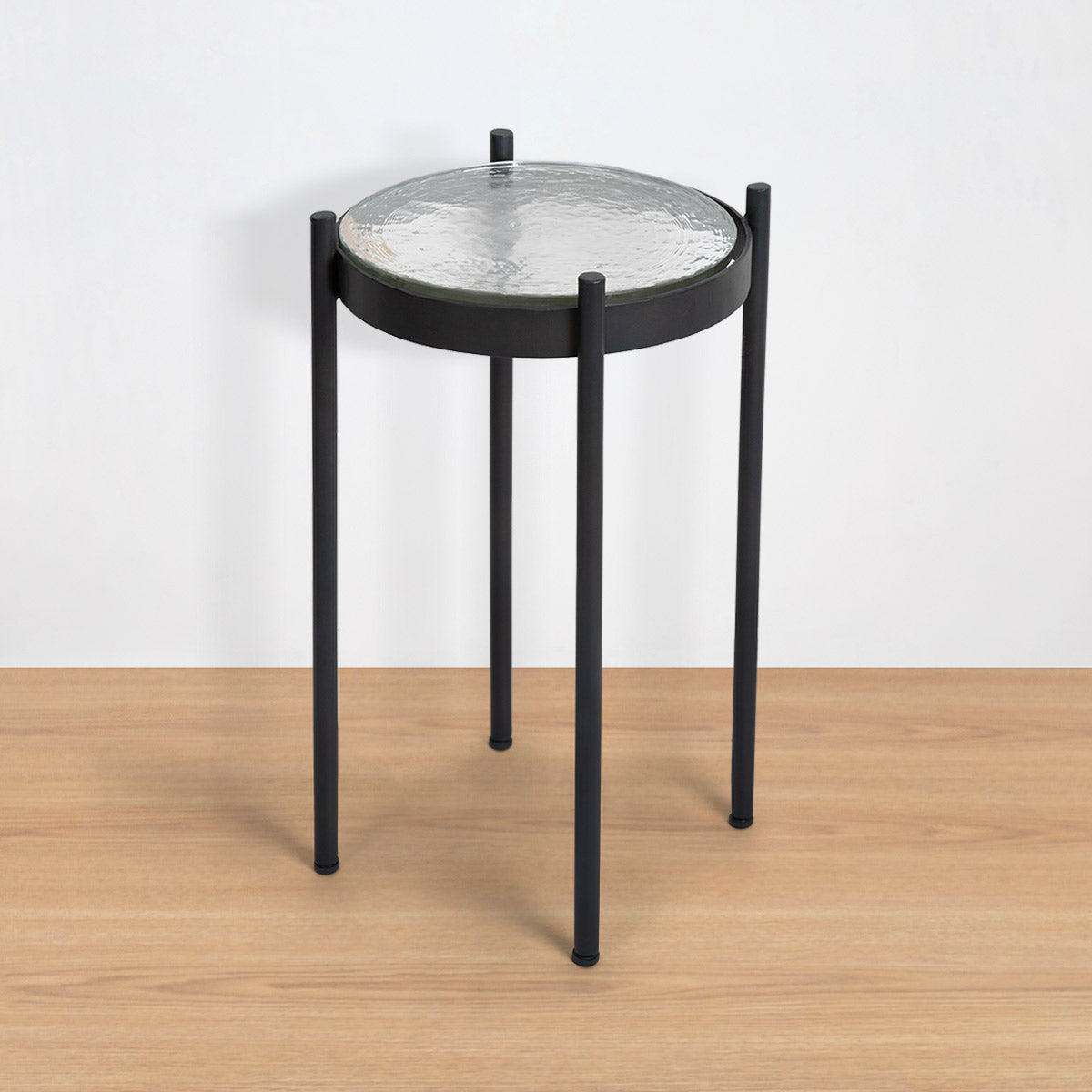 Glass Brick Side Table -  - IAAH