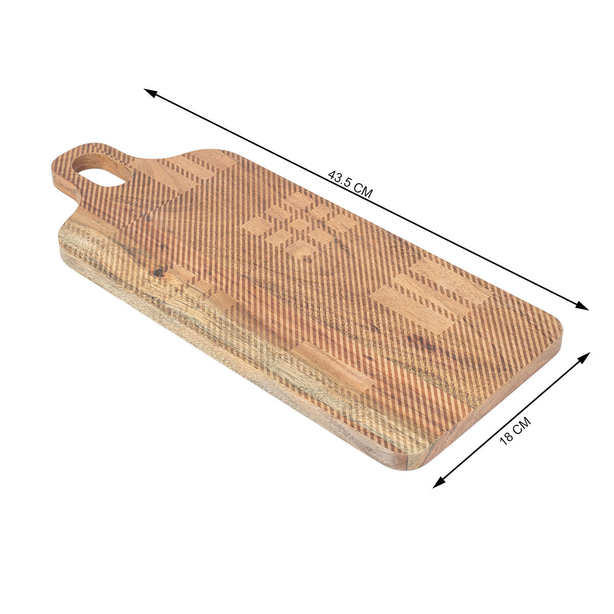 Acacia Patterned Cheese Board-IAAH