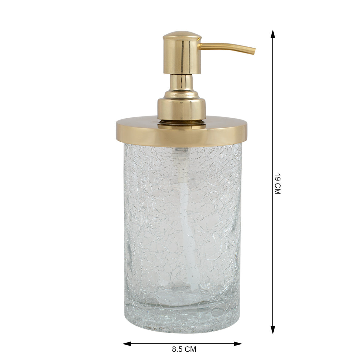 Crackle Glass Pump-IAAH