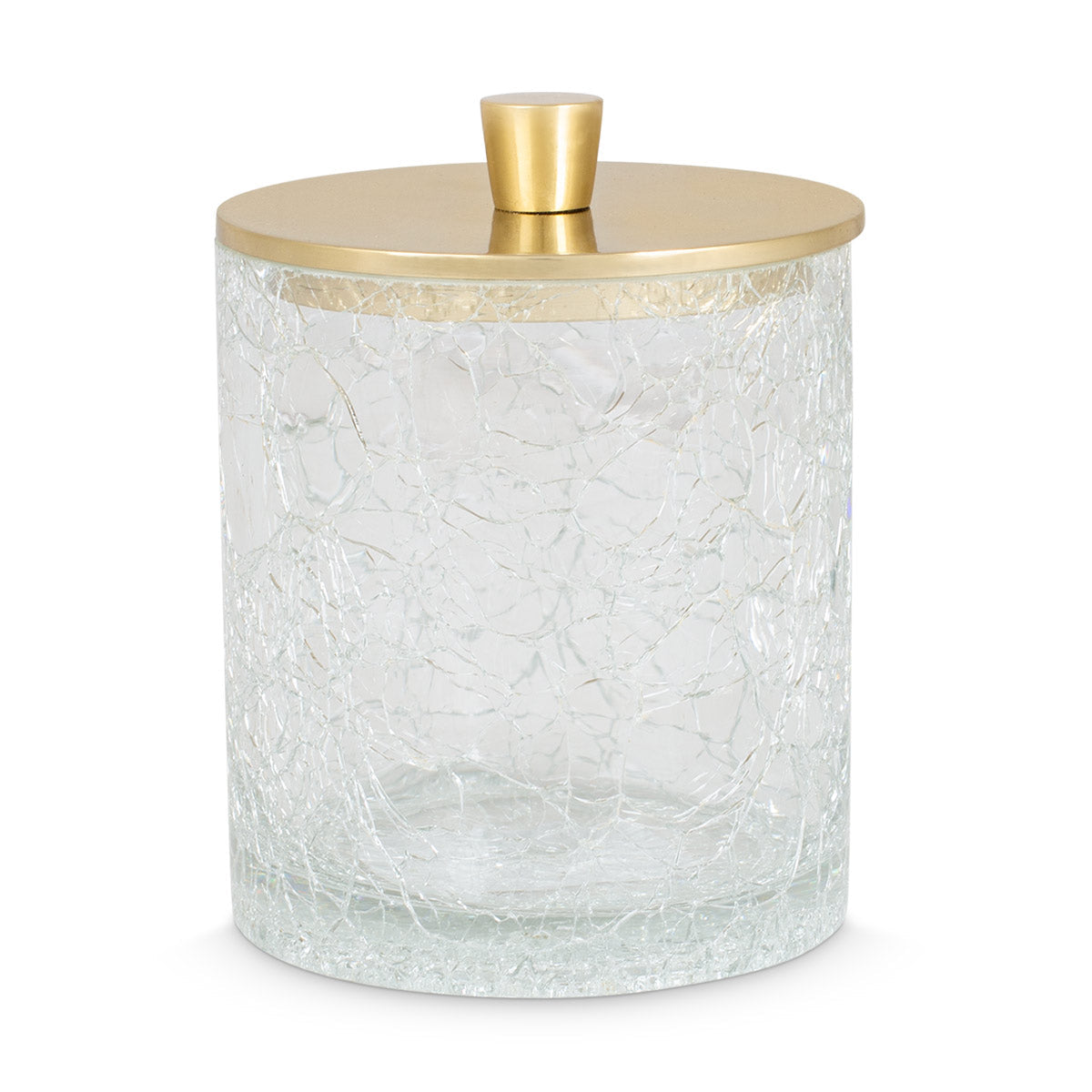 Crackle Glass Storage Jar-IAAH