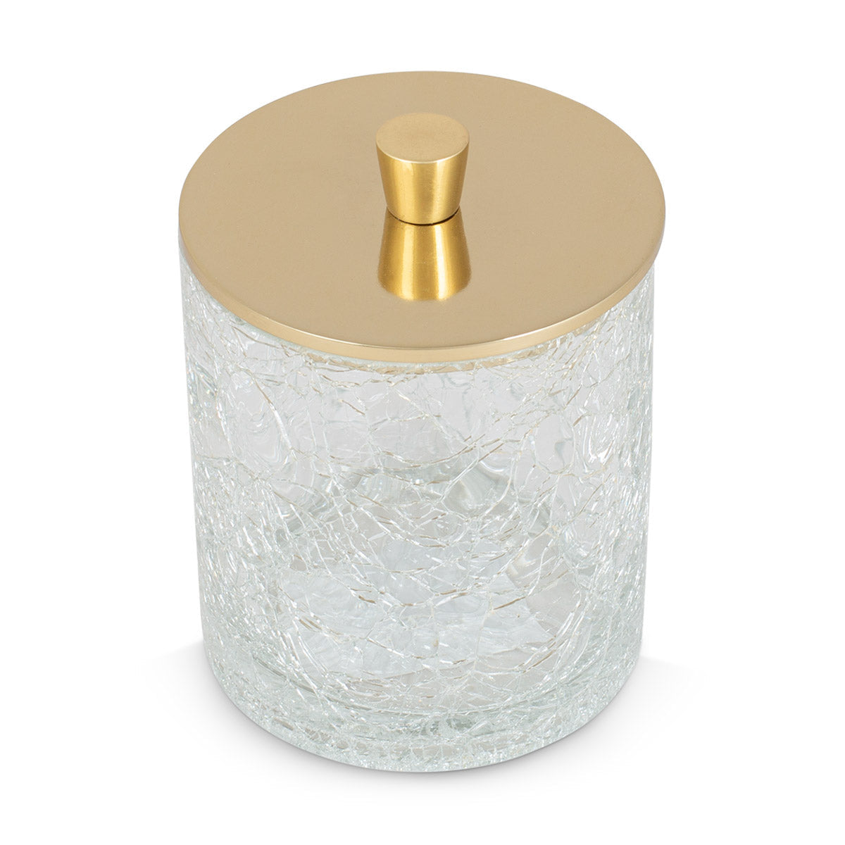 Crackle Glass Storage Jar-IAAH