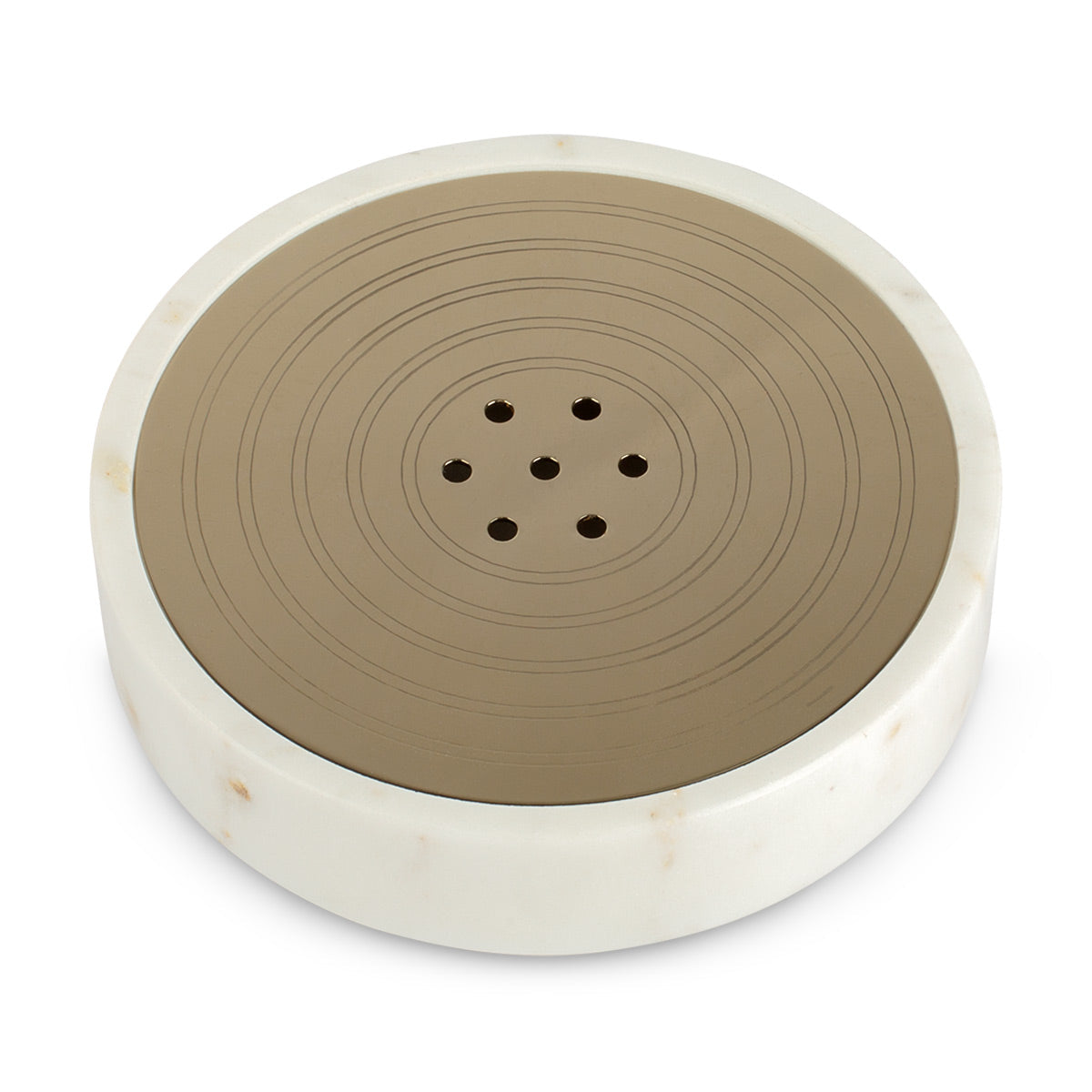 Marble Gold Soap Dish