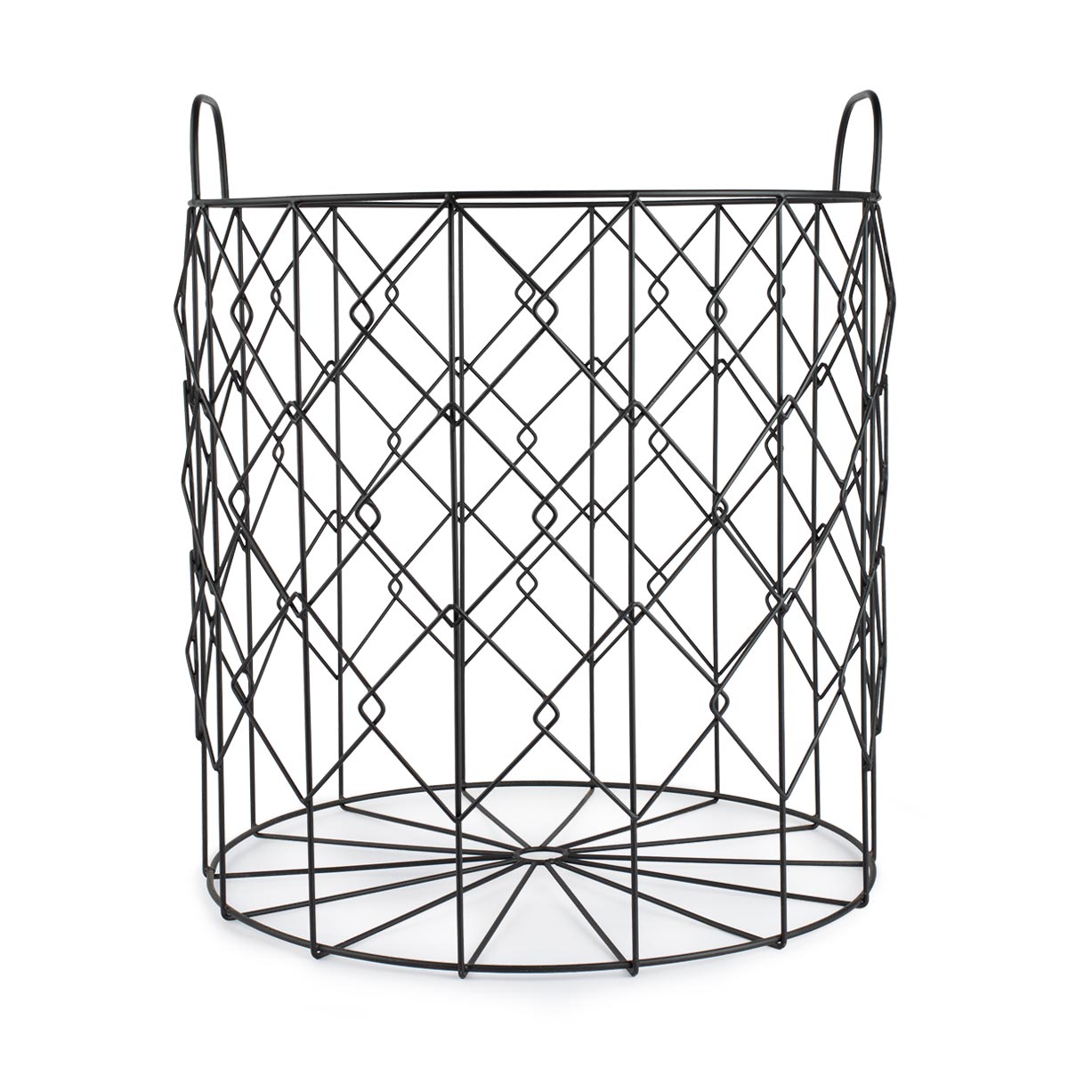 Metal Weaved Laundry Basket