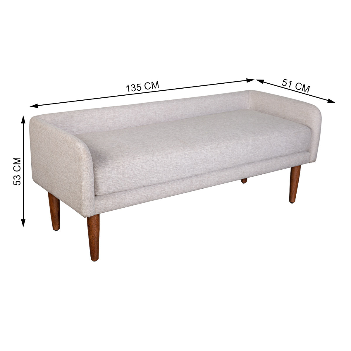 Lisbon Lowback Bench -  - IAAH