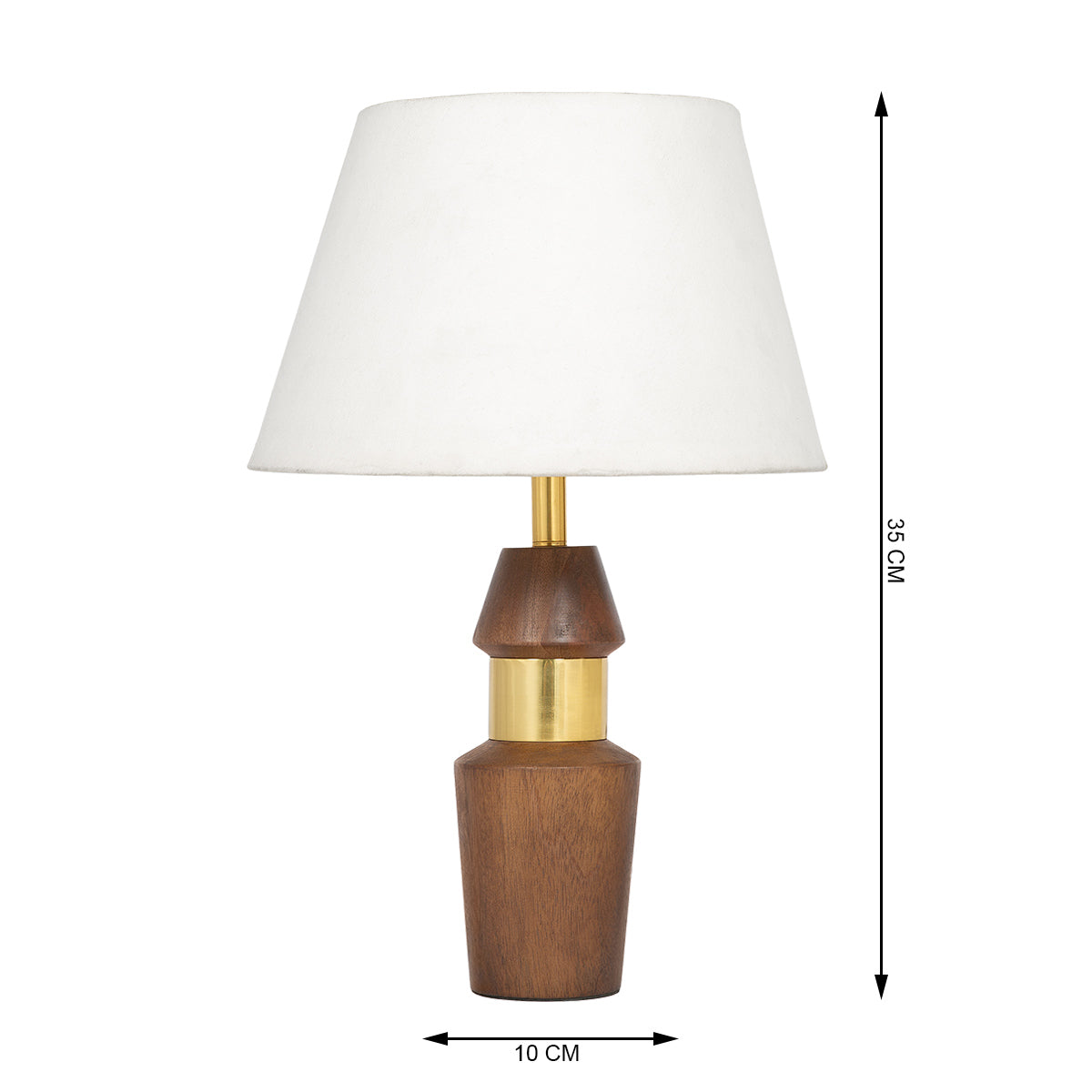 Wooden Base Table Lamp -  - IAAH
