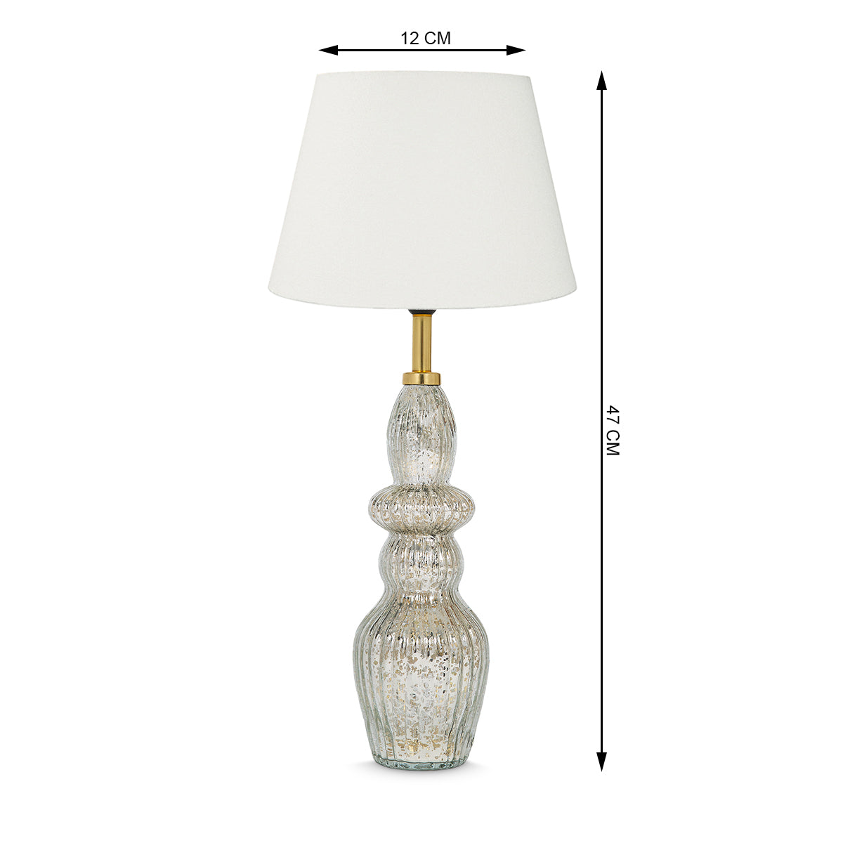 Mercury Glass Table Lamp