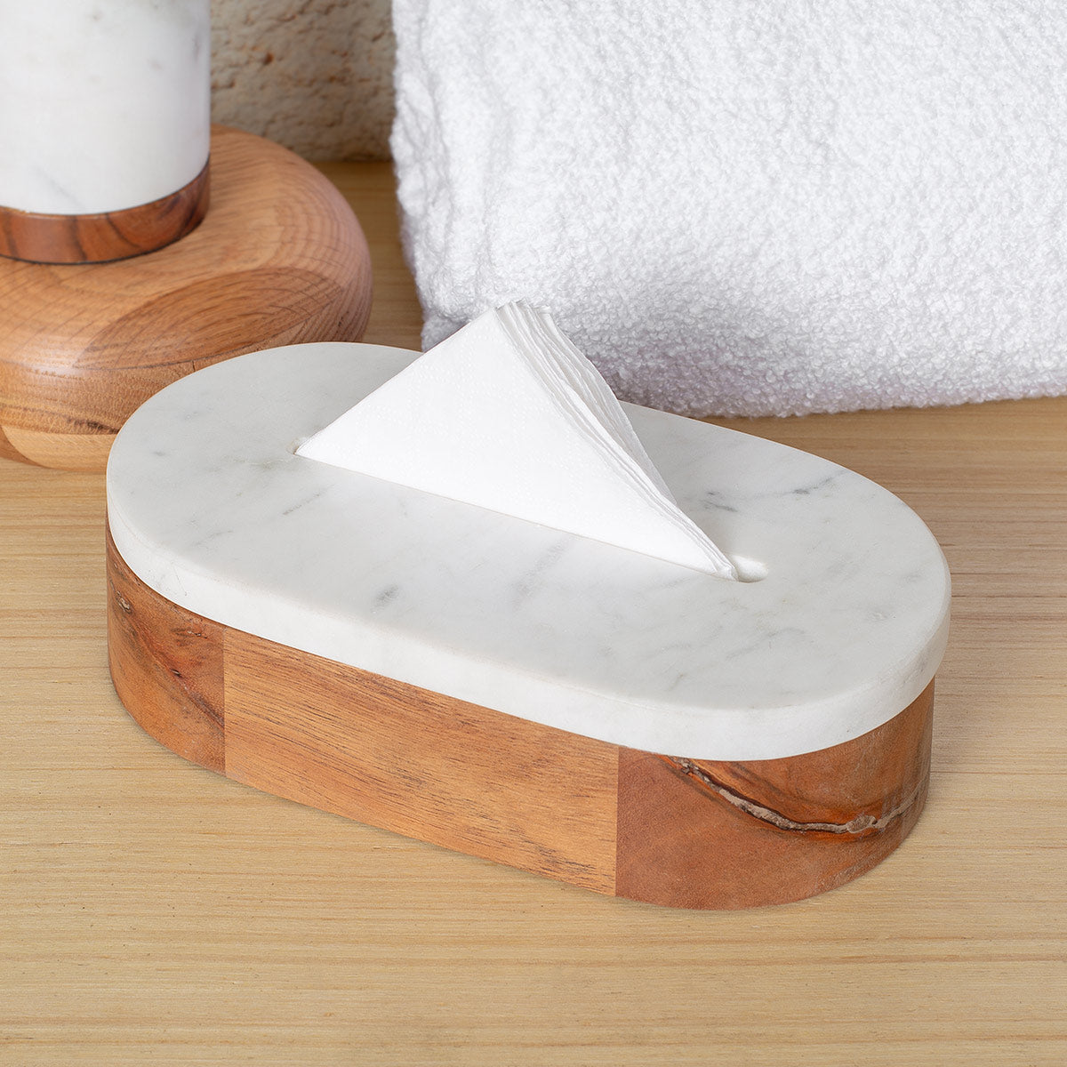 Wood & Marble Tissue Elegance -  - IAAH