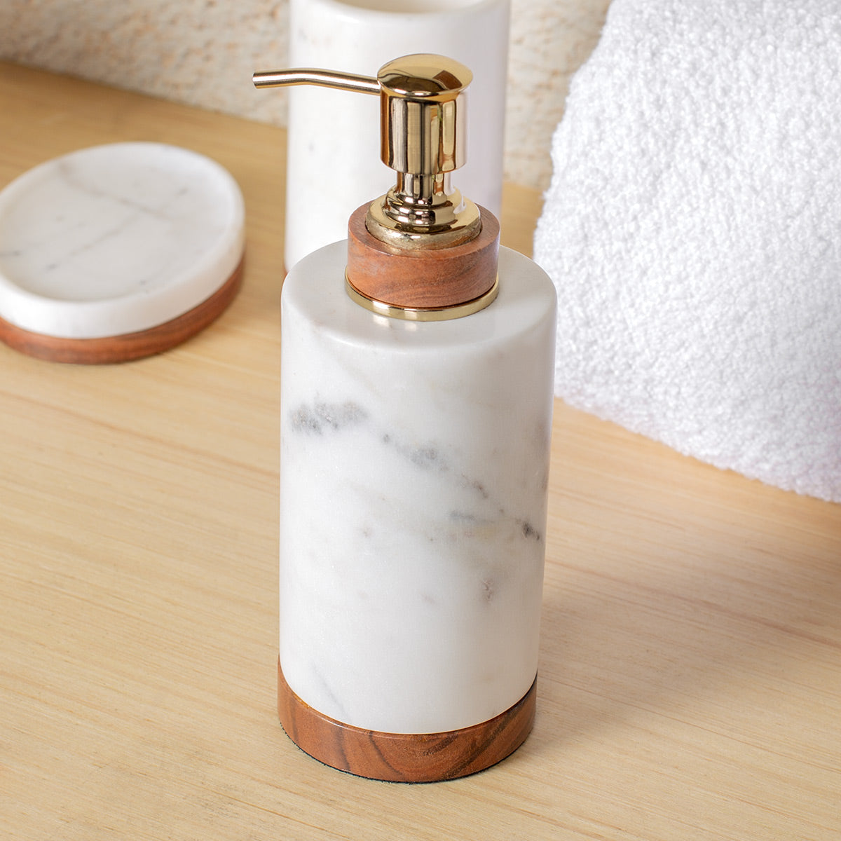 Wood & Marble Fusion Soap Pump -  - IAAH