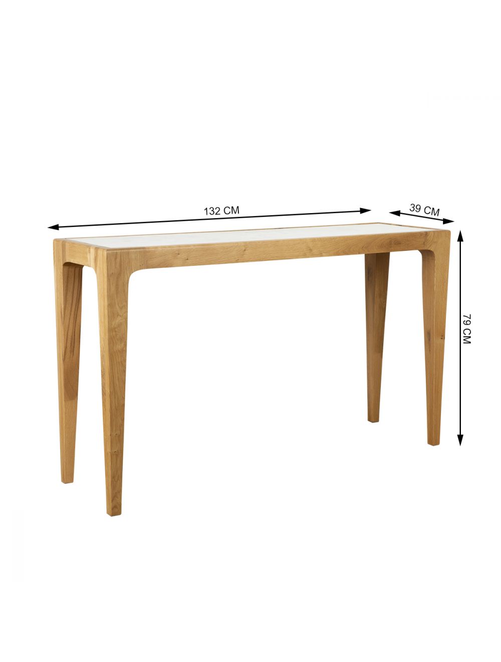 Hedy Marble Console Table-IAAH