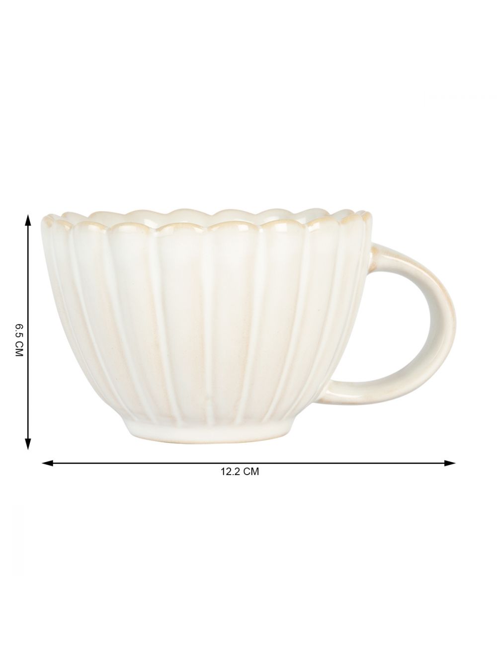 Scallop Rim Cup