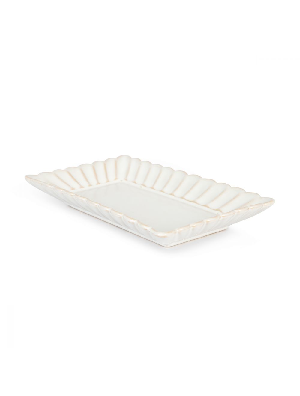 Scallop Rim Rectangle Platter