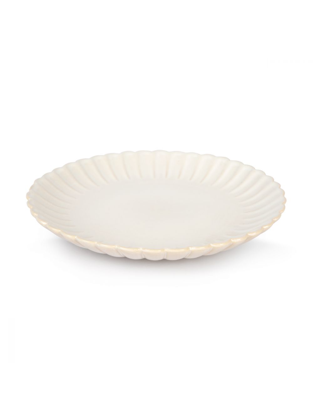 Scallop Rim Dinner Plate