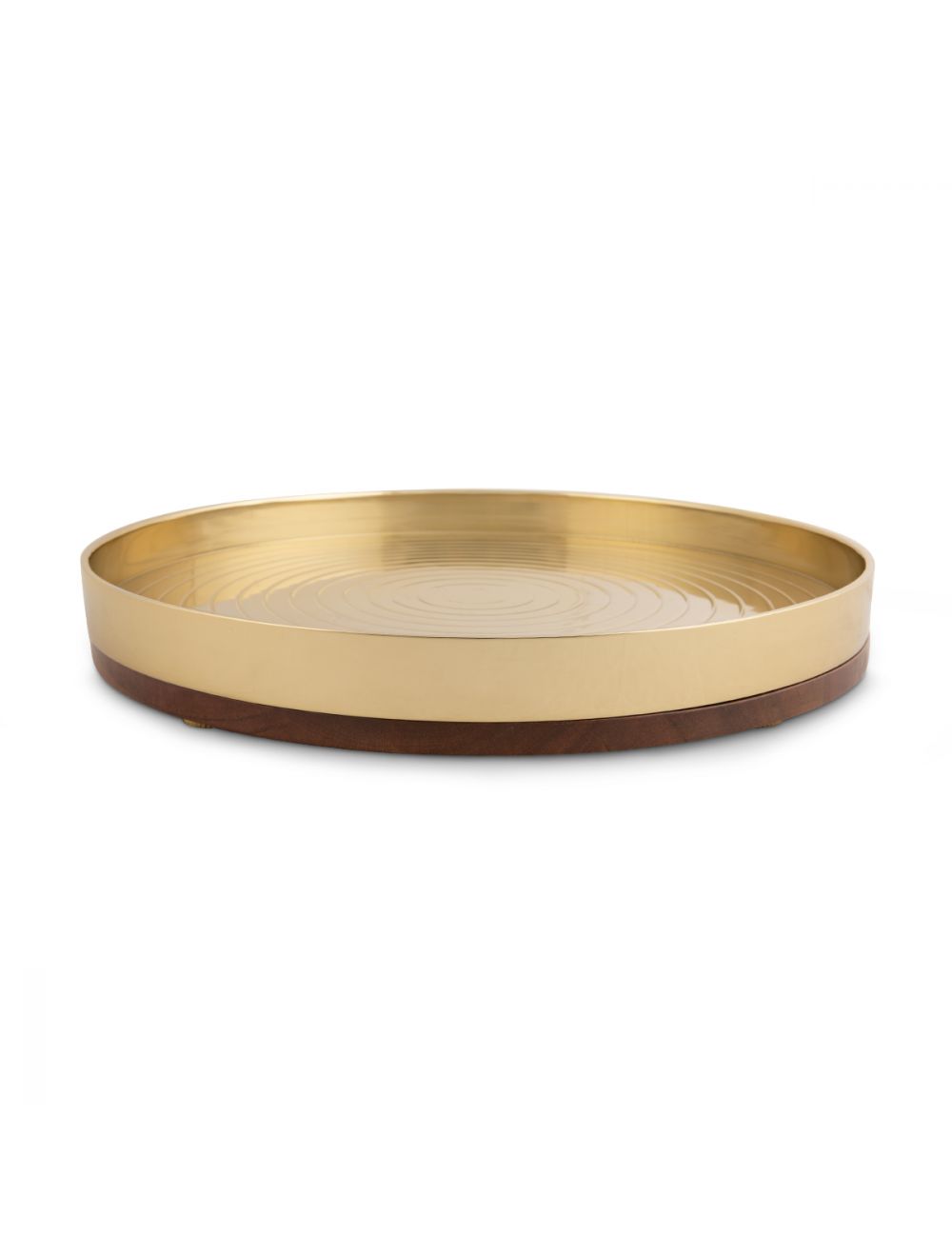 Mitsury Gold Round Platter