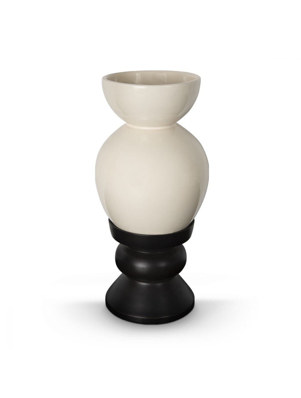 Ivory Ceramic Vase-IAAH