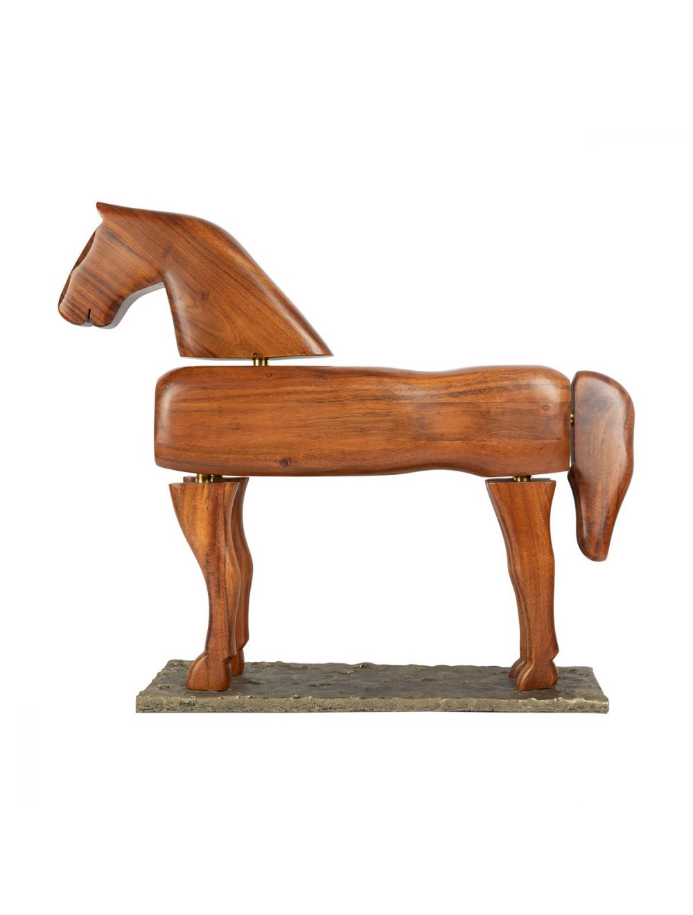 Bronco Wooden Sculpture-IAAH