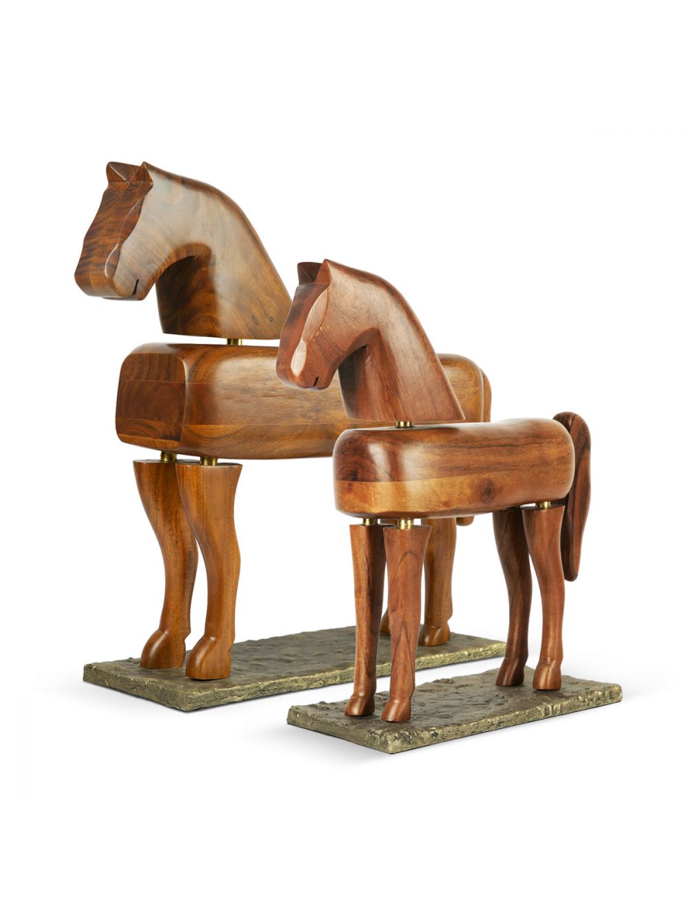 Bronco Wooden Sculpture-IAAH