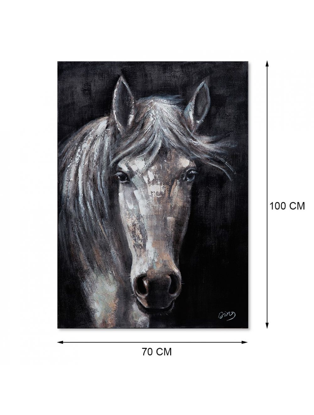 Horse Face Wall Art-IAAH
