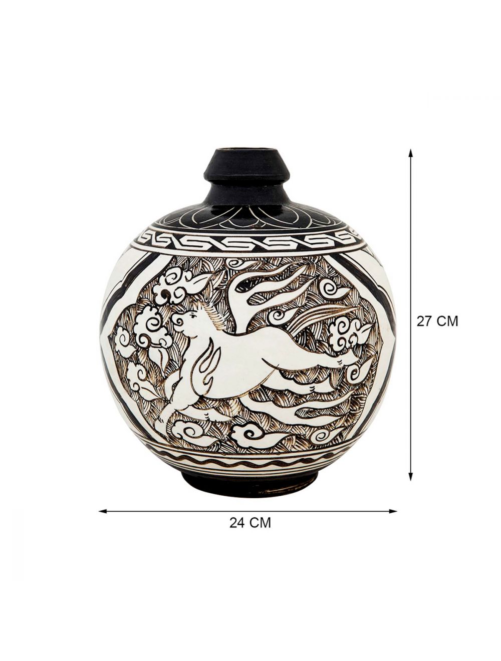 Noirasa Ceramic Vase