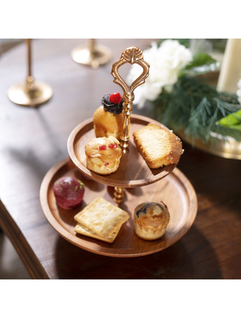 Derby Two-tier Pastry Stand-IAAH